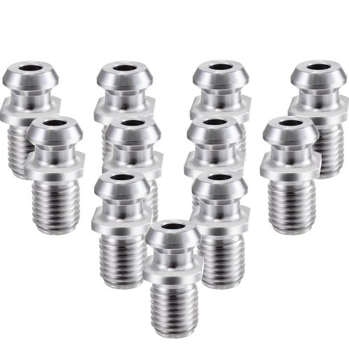 VEVOR Perilla de Retención CAT 50, 11 Piezas 90 Grados Herramienta de Perilla de Retención CNC, 85 mm M16 Pull Stud Tire del Perno de Retención de Acero de Aleación para Portaherramientas Fresadora