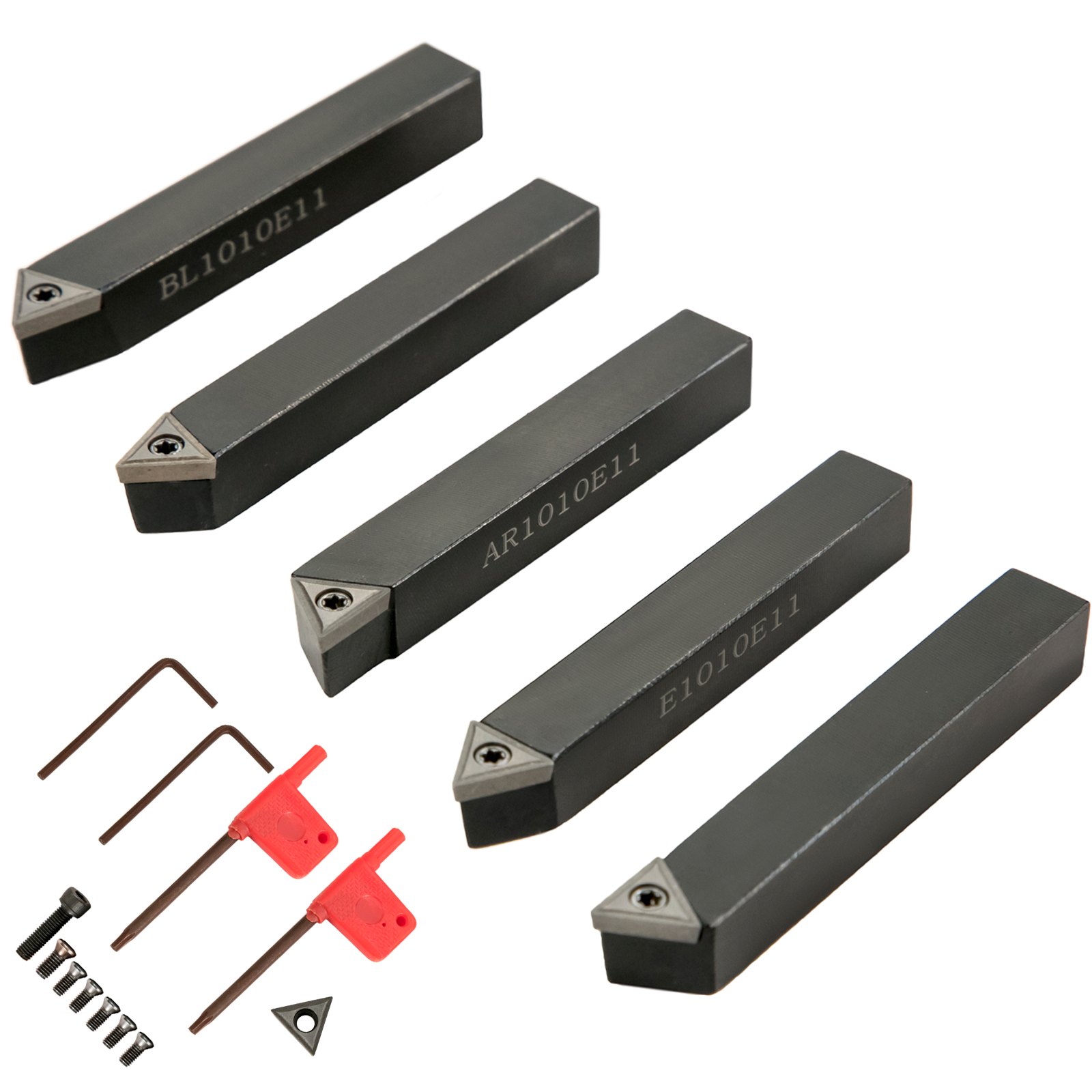 Herramientas De Carburo Indexable Gubias De Tonelero Para Torno 5 Piezas 10mm