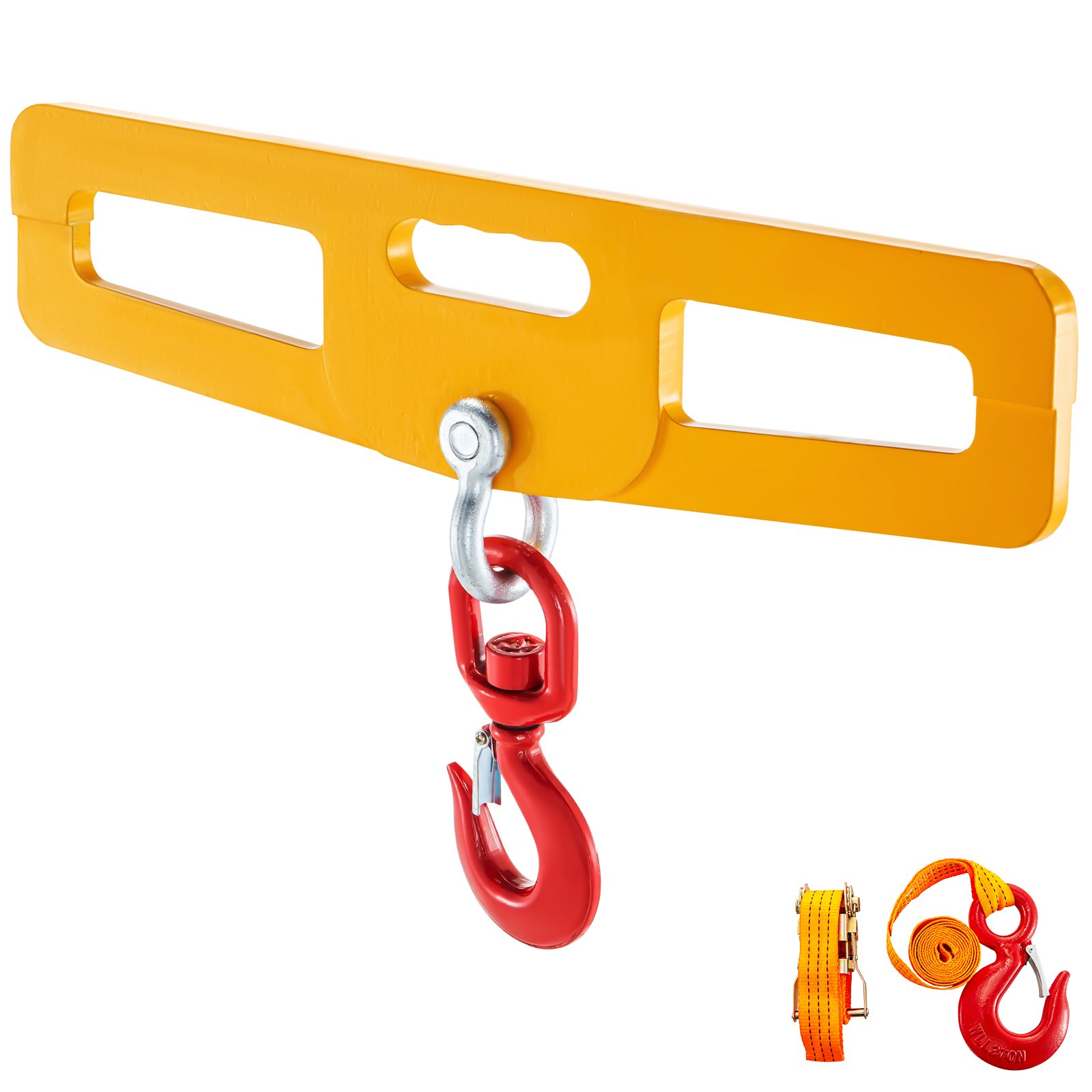 Vevor Gancho Para Montacarga Giratorio Placa Gancho De Acero 610x150 Mm 6,600 Lb