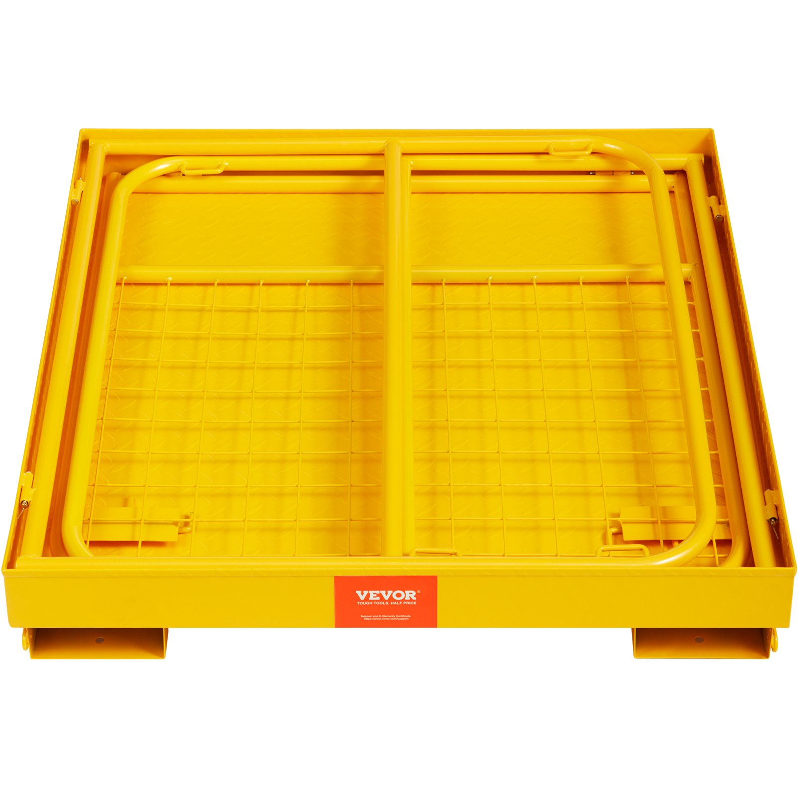 VEVOR Jaula de Seguridad Montacargas 91,4x91,4 cm Plataforma de Trabajo 1200 LBS