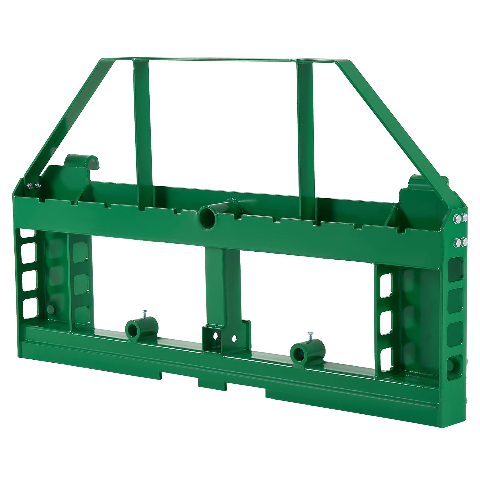 VEVOR Bastidor de Paletas para Minicargadoras, con Enganche de Remolque de 50,8 mm y Manguitos de Lanza, Carga de 1814 kg para Cargadora John Deere, Montaje de Conexión Rápida, Solo Bastidor
