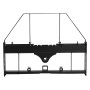 VEVOR Skid Steer Pallet Fork Frame, 1814 kg Rated Capacity, 115 cm Pallet Fork Frame Attachments with 50.8 mm Hitch Receiver & Spear Sleeves, Fit for Quick Attach Tractor Loaders, Frame Only