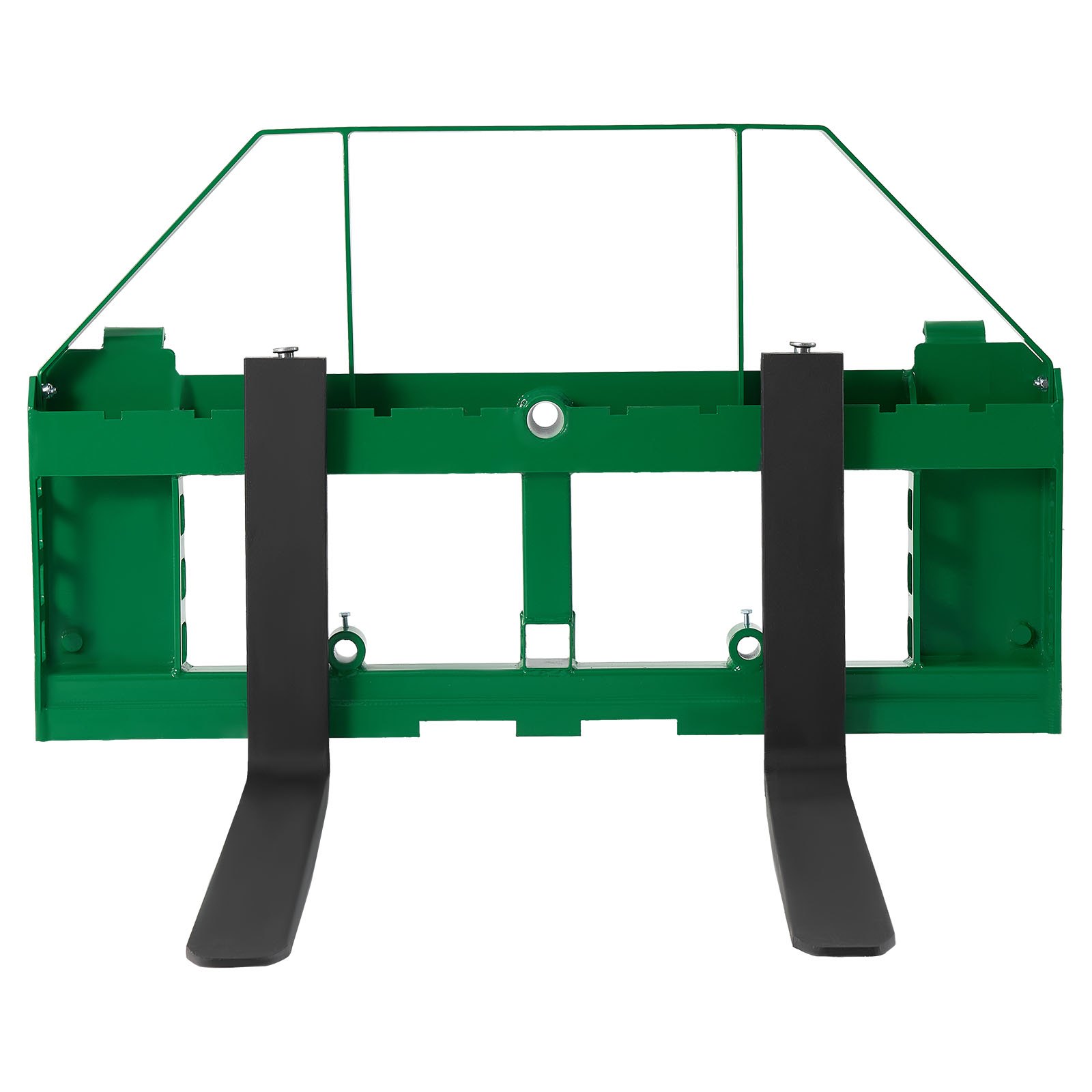 VEVOR Horquillas para Palés para Minicargadoras con Bastidor de 1270 mm, Horquilla de 1065 mm, Receptor de Enganche de 50,8 mm, Manguitos de Lanza, Carga de 1814 kg Compatibles con Tractores JD