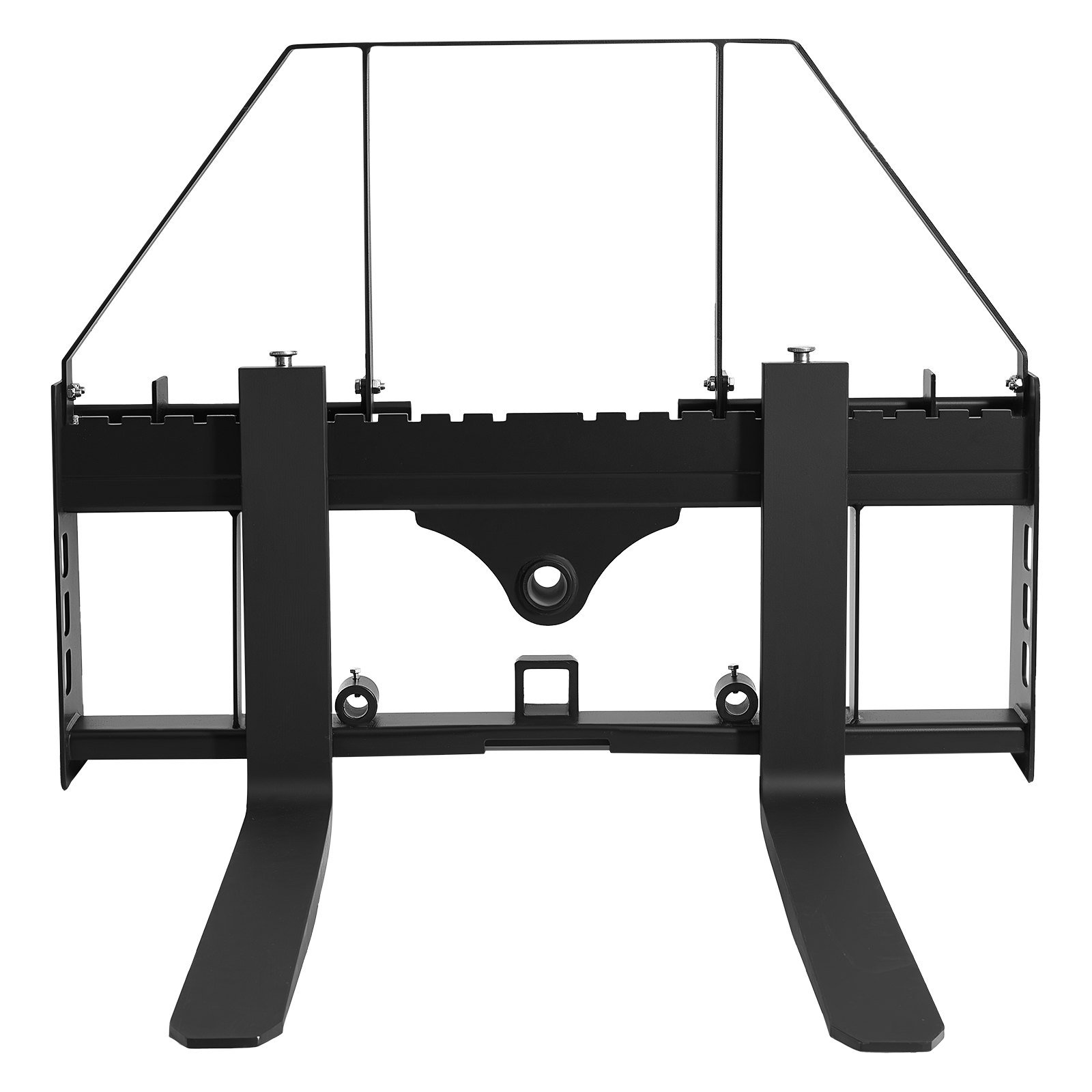 VEVOR Horquillas para Palés para Minicargadoras con Bastidor de 1150 mm, Horquilla de 1220 mm, Receptor de Enganche de 50,8 mm, Manguitos de Lanza, Carga de 1814 kg para Minicargadoras y Tractores