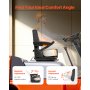 VEVOR Asiento Universal para Carretilla Elevadora 60 x 51 x 64cm, Asiento con Suspensión, Respaldo Ajustable, Reposabrazos y Cinturón de Seguridad, Microinterruptor, para Cortadora de Césped, Tractor