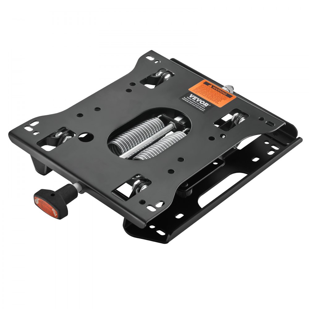 VEVOR Kit de Suspensión de Asiento Sin Riel Deslizante, Kit de Suspensión de Asiento Ajustable de Montacargas Tipo Resorte Distancia de Amortiguación 30 mm, Compatible con Cortacésped, Excavadora