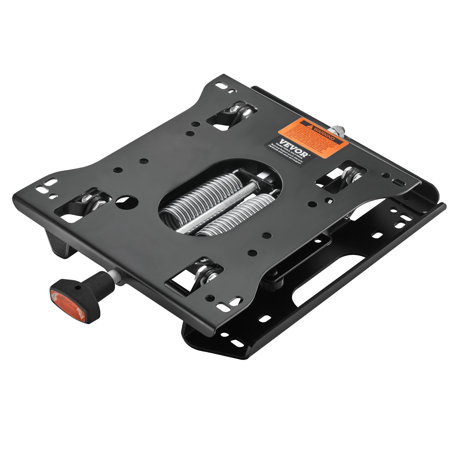 VEVOR Kit de Suspensión de Asiento Sin Riel Deslizante, Kit de Suspensión de Asiento Ajustable de Montacargas Tipo Resorte Distancia de Amortiguación 30 mm, Compatible con Cortacésped, Excavadora