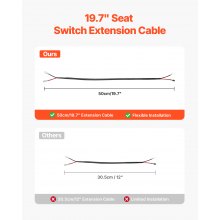 VEVOR Kit de Suspensión de Asiento con Riel Deslizante Estilo Resorte 150 mm