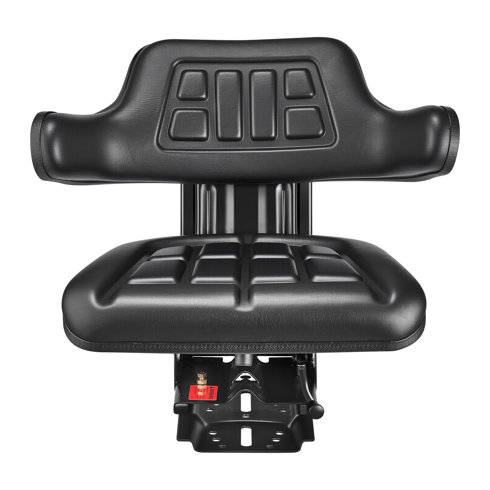 VEVOR Asiento Universal para Carretilla Elevadora de 610 x 510 x 510 mm, Asiento Elevadora Impermeable, Asiento Ajustable con Suspensión con Microinterruptor para Tractor, Cortadora de Césped