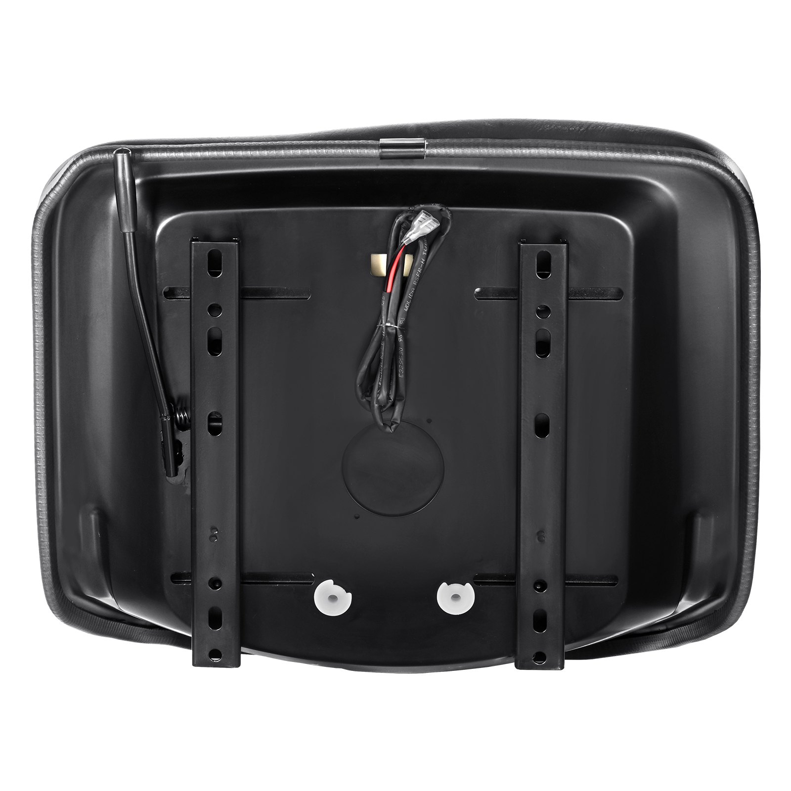 VEVOR Asiento Universal para Carretilla Elevadora Asiento de Tractor con Microinterruptor Orificios de Drenaje Ranura Extendida 160-340 mm Asiento Cómodo para Cargadora Excavadora Cortacésped