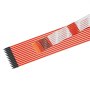 VEVOR Marcadores de Entrada, 100 PCS de Φ 10 x 1829 mm Reflectores de Alta Visibilidad con Brocas de Acero de 30 cm Bastones Reflectantes de Fibra de Vidrio para Nieve, Estacionamientos, Pasarelas