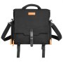 VEVOR Miniature Storage Carrying Figure Bag, Fits 16 Infantry Minis, Miniature Transport Bag with Handle & Adjustable Shoulder Strap, 1 Foam Layer for Large Storage Capacity (Minis Not Included)