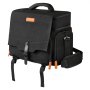 VEVOR Miniature Storage Carrying Figure Bag, Fits 16 Infantry Minis, Miniature Transport Bag with Handle & Adjustable Shoulder Strap, 1 Foam Layer for Large Storage Capacity (Minis Not Included)