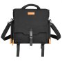 VEVOR Miniature Storage Carrying Figure Bag, Fits 16 Infantry Minis, Miniature Transport Bag with Handle & Adjustable Shoulder Strap, 1 Foam Layer for Large Storage Capacity (Minis Not Included)