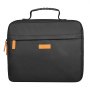 VEVOR Miniature Storage Carrying Figure Bag, Fits for 1:500-1:750 Scale Models, Miniature Transport Bag with Adjustable Shoulder Strap, 3 Foam Layers for Large Storage Capacity (Minis Not Included)