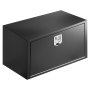 VEVOR Caja de Herramientas para Camión 914x457x457 mm, Caja de Almacenaje de Acero para Debajo de Carrocería del Camión, con Cerradura y Llaves, con Asa en T para Furgoneta, SUV, Camioneta, Negro