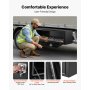 VEVOR Caja de Herramientas para Camión 1524x457x457 mm, Caja de Almacenaje de Acero para Debajo de Carrocería del Camión, con Cerradura y Llaves, con Asa en T para Furgoneta, SUV, Camioneta, Negro