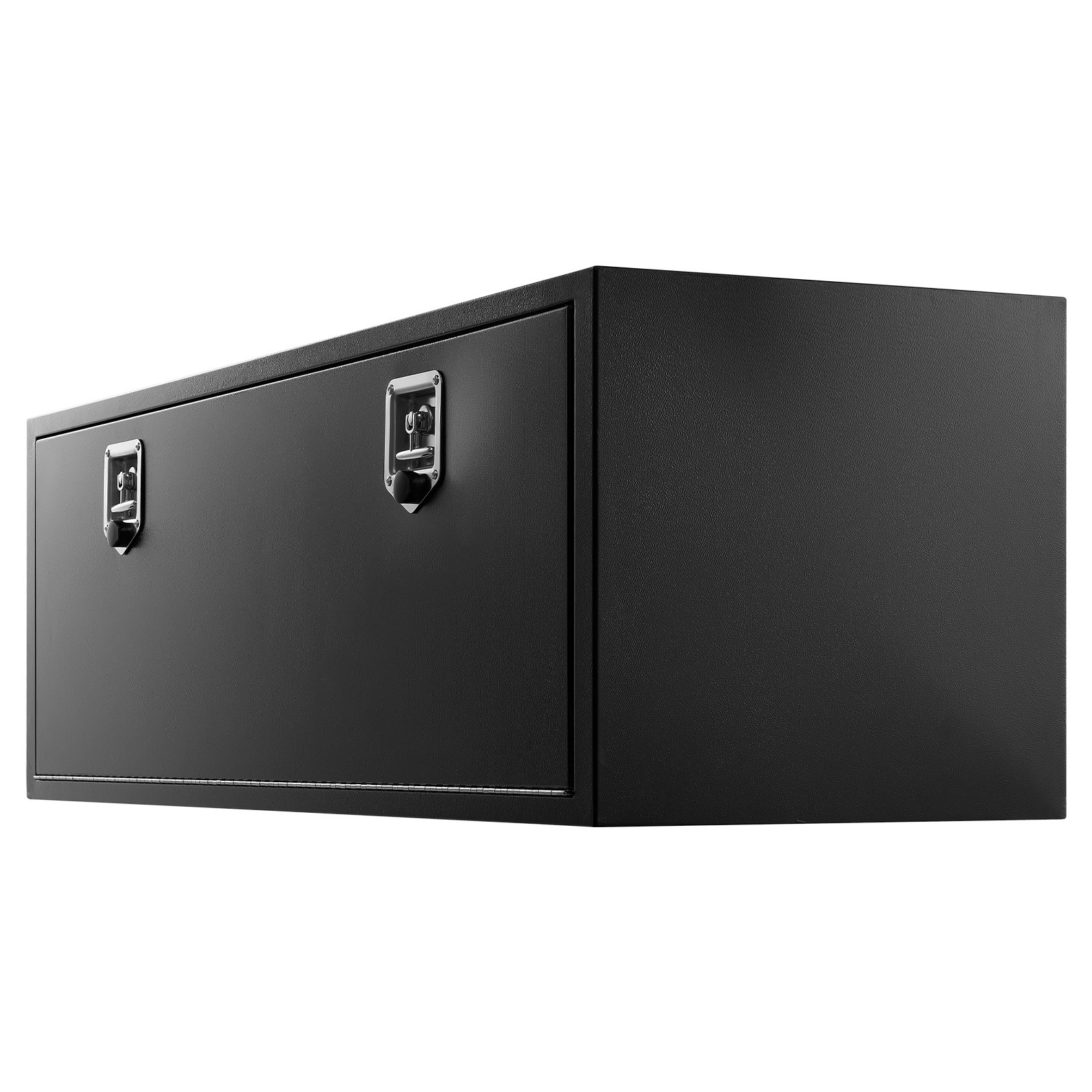 VEVOR Caja de Herramientas para Camión 1524x457x457 mm, Caja de Almacenaje de Acero para Debajo de Carrocería del Camión, con Cerradura y Llaves, con Asa en T para Furgoneta, SUV, Camioneta, Negro