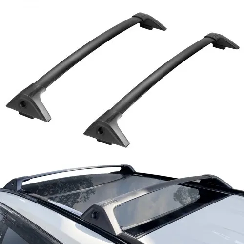 VEVOR Barras de Techo Cruzadas 2 Piezas Compatible con Toyota RAV4 2019-2023 Portaequipajes de Aluminio para Coche Carga 118 kg Portaequipajes con Cerradura Fácil Instalación para Transporte de Viajes