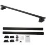 VEVOR Black Roof Rack Crossbars, Compatible with Jeep Grand Cherokee 2011-2021, with Grooved Side Rails, 90 kg Load Capacity, Aluminum Crossbars with Locks, for Roof Racks etc.