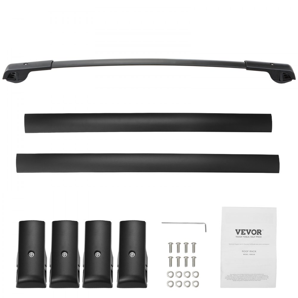VEVOR Barra transversal de techo para Subaru Forester 2014-2022 Barras transversales de aluminio 2 piezas
