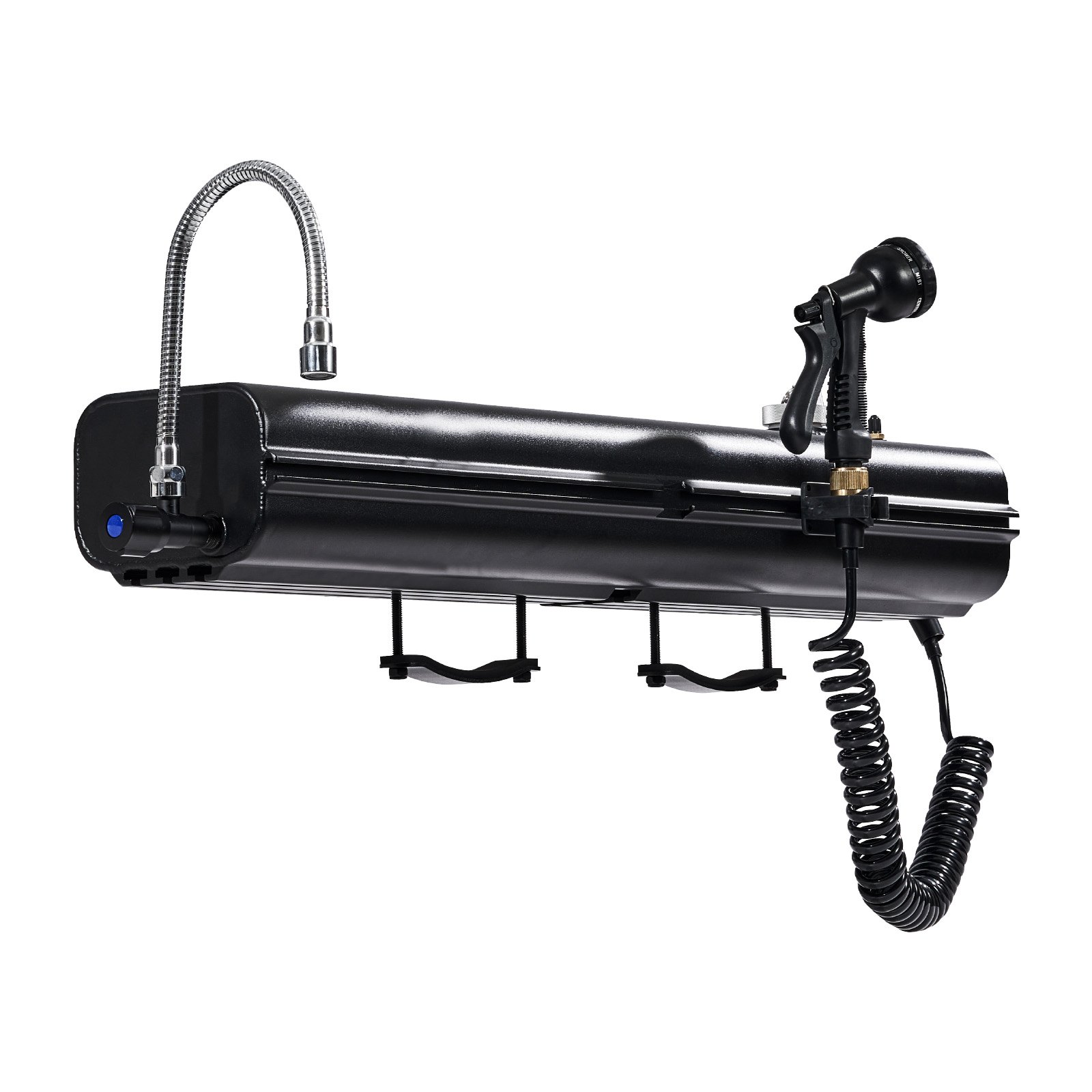 VEVOR Tanque de Agua para Portaequipajes de Techo, con Dispensación Múltiple con 2 Paneles de Protección Contra Salpicaduras y Ranura en T, para Baúles, Barras Antivuelco, 15 L, 820 x 190 x 135 mm