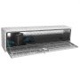 VEVOR Caja de Herramientas para Camión 152,4x43x46 cm Caja de Bastidor Inferior Caja de Almacenamiento de Aleación de Aluminio Montaje Inferior con Cerradura y Llaves para Remolques, Camionetas