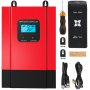 VEVOR Regulador Carga Solar Controlador De Carga Solar 60a Mppt Wifi 12/24/36/48v Rs485 Sistema Ajustable