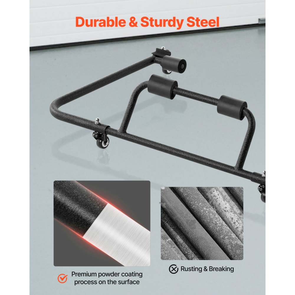 VEVOR Carrito de Almacenamiento con Techo Rígido movible Resistente con 3 Orificios Ajustables y Acolchado Suave y Grueso con Revestimiento en Polvo Compatible con Jeep Wrangler TJ, JK, JL