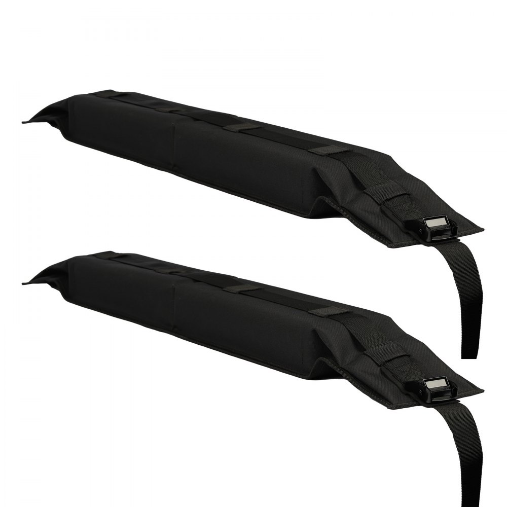 VEVOR Almohadillas Blandas para Portaequipajes de Techo 80 cm Almohadilla Universal para Portaequipajes Carga de 80 kg con Correas de Amarre, Bolsa de Almacenamiento para Canoa, Tabla de Snowboard