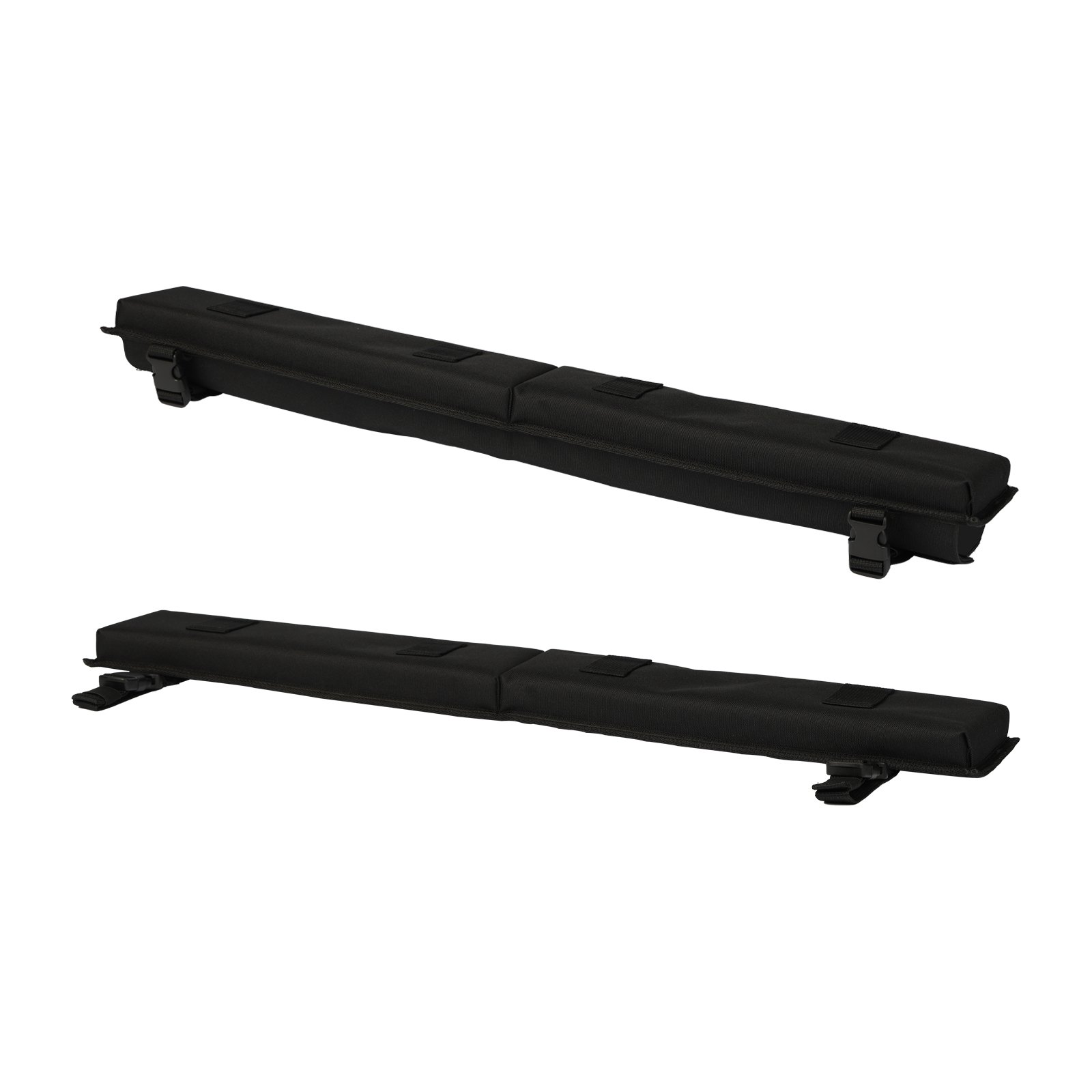 VEVOR Almohadillas para Portaequipajes de Techo 762mm por Sección Almohadilla Universal para Portaequipajes de Techo de Coche para Barras Transversales Carga de 80kg para Canoa, Tabla de Snowboard