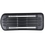 VEVOR Cofre de Techo 370 L Portaequipajes de Techo Rígido de ABS con Apertura de Doble Cara 2 Correas Reforzadas Aerodinámico Maletero Techo Coche para la Mayoría de Travesaños, Coche, SUV, Negro