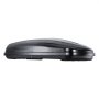 VEVOR Cofre de Techo 370 L Portaequipajes de Techo Rígido de ABS con Apertura de Doble Cara 2 Correas Reforzadas Aerodinámico Maletero Techo Coche para la Mayoría de Travesaños, Coche, SUV, Negro