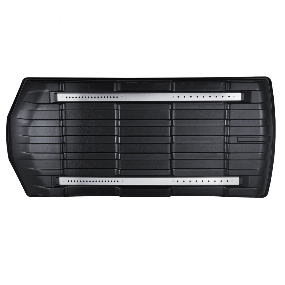 VEVOR Cofre de Techo 480 L Portaequipajes de Techo Rígido de ABS con Apertura de Doble Cara 2 Correas Reforzadas Aerodinámico Maletero Techo Coche para la Mayoría de Travesaños, Coche, SUV, Negro