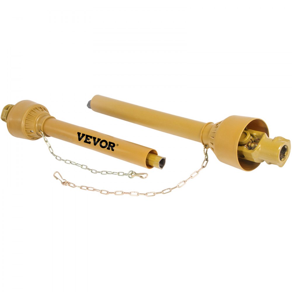 VEVOR Eje de Transmisión 1 3/8" 6 Dientes T4 Toma de Fuerza Cardán de 43"-61"