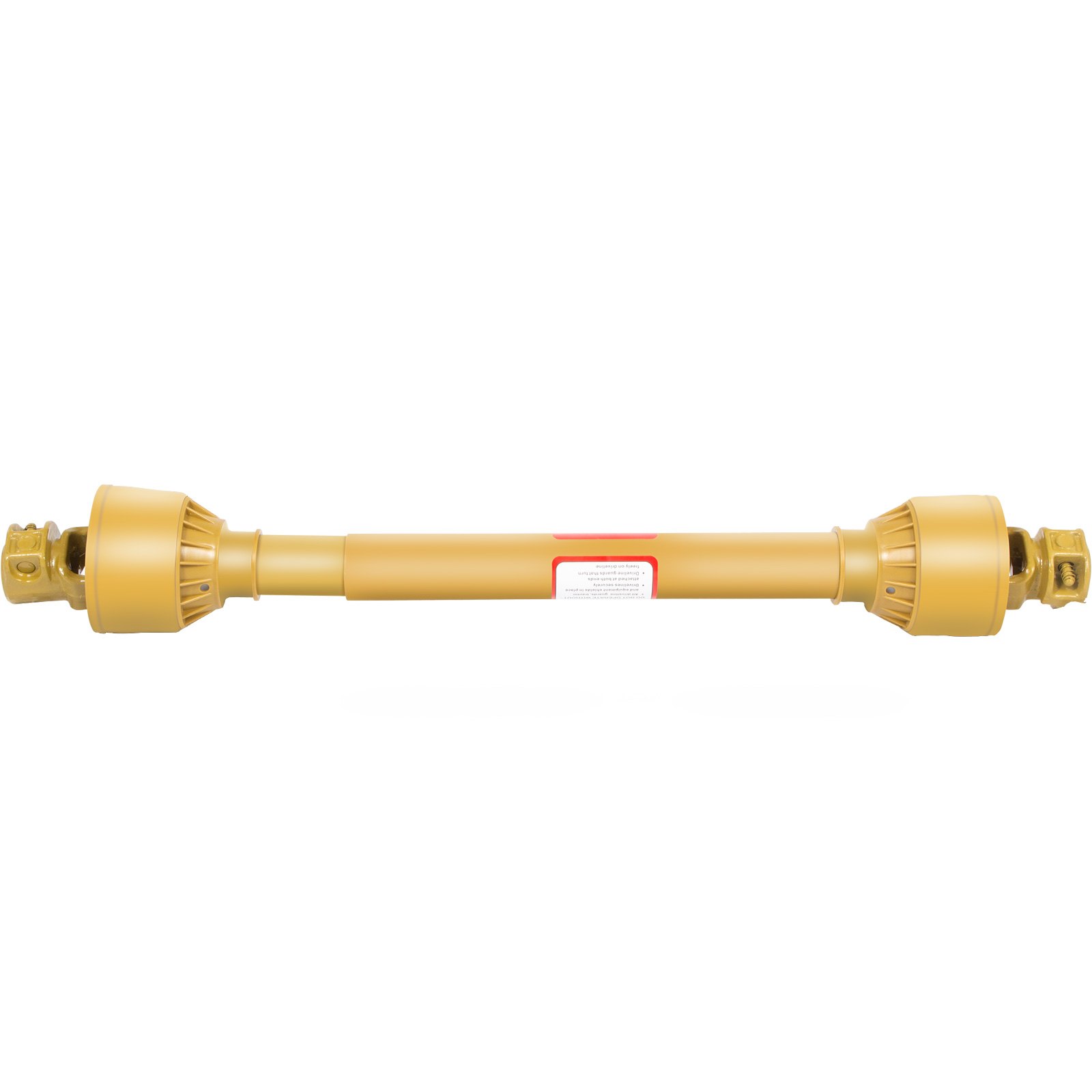Vevor Eje De Transmisión 1 3/8" 6 Dientes T8 Toma De Fuerza Cardán De 33,5"-41"