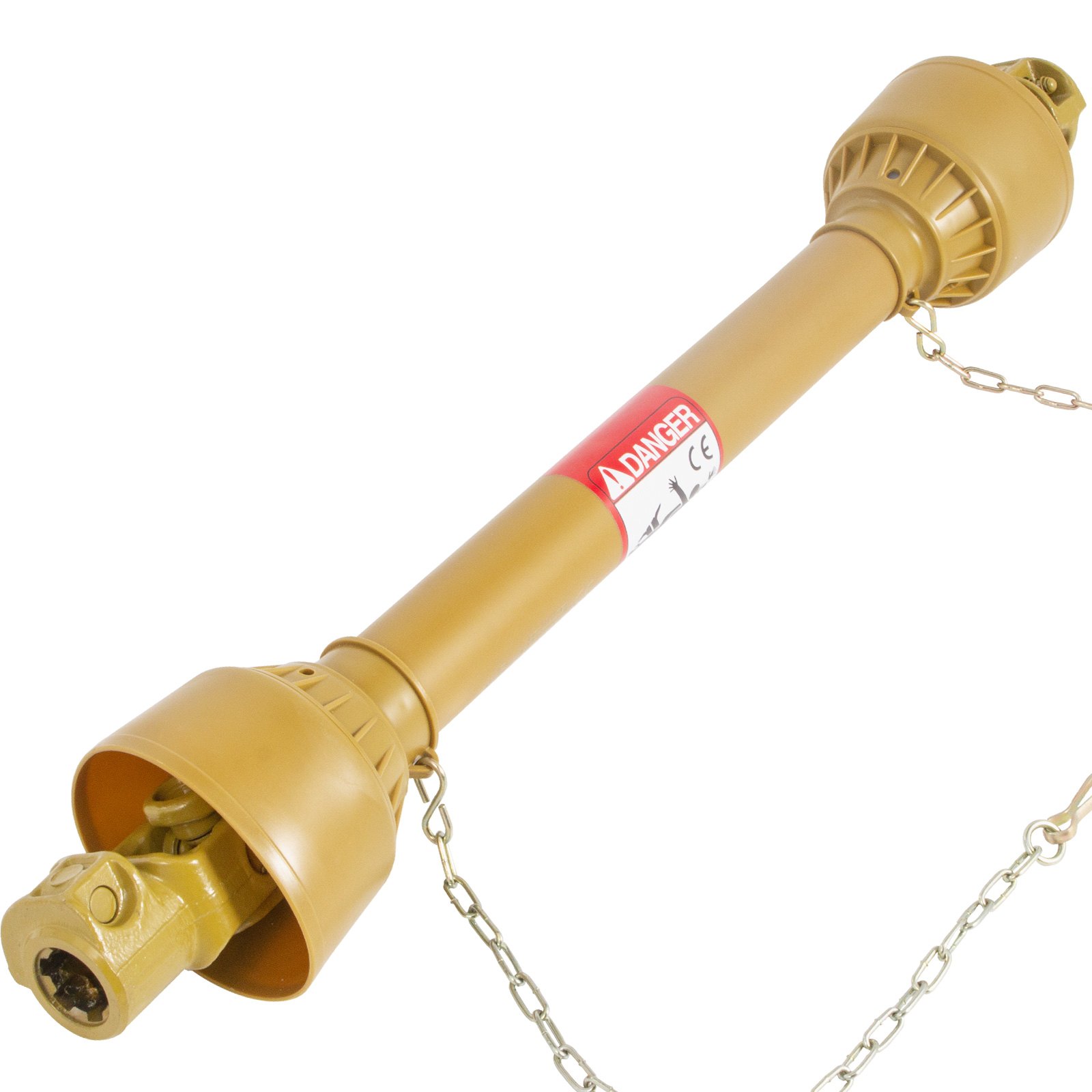 Vevor Eje De Transmisión 1 3/8" 6 Dientes T8 Toma De Fuerza Cardán De 33,5"-41"