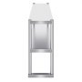 VEVOR Estante Superior de Doble Nivel de Acero Inoxidable 305x1524x600 mm Estante Superior de Doble Nivel Mesa de Preparación de Estante Ajustable en Altura para Cocina, Restaurante, Taller