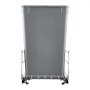 VEVOR Cubo de Basura Extraíble Doble 2 x 43,4 L, para Cocina, Montaje Bajo Encimera, con Puerta Corredera y Cierre Suave, para Armario de Cocina, Fregadero y Encimera, Gris, 560 x 355 x 590 mm
