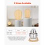 VEVOR Deslizador Ovalado de Mezclador, Deslizador 399 x 282 x 23 mm Compatible con Batidoras de Pedestal con Cabezal Inclinable Batidoras de 5,5 a 8 cuartos para Encimera de Cocina, Color Madera