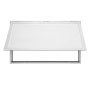 VEVOR Ventana de Servicio 122 x 91,5 cm para Camión de Comida, con Marco de Aleación de Aluminio, Apertura hasta 85°, Resistente a la Lluvia y al Sol, con Puerta Abatible y Gancho de Arrastre, Blanco