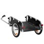 VEVOR Remolque para Bicicleta Capacidad de Carga de 45 kg Carro para Bicicleta Almacenamiento Compacto Plegable con Enganche Universal Ruedas de 406 mm para Bicicleta con Ruedas de 558,8 - 711,2 mm