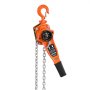 VEVOR Manual Lever Chain Hoist, 1T 1000KG Capacity Heavy Duty Come Along, 3M Lift G80 Alloy Steel Chain With Dual Pawl Mechanical Brake, 360° Rotating Hooks, for Warehouse Construction Garage