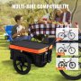 VEVOR Remolque para Bicicleta Capacidad de Carga de 40 kg Carro para Bicicleta Almacenamiento Compacto Plegable con Enganche Universal Ruedas de 406 mm para Bicicleta con Ruedas de 640 mm a 711 mm