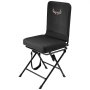 VEVOR Silla de Caza Giratoria Silenciosa de 360°, Plegable, Ligera y Portátil, con Estructura de Acero y Asiento Tipo Taburete, con Correa de Hombro Ajustable, Carga 136 kg, 400 x 500 x 910 mm
