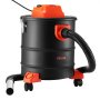 VEVOR Aspiradora de Cenizas 20 L 1200 W Limpiador de Chimeneas con Ruedas, con Doble Filtración, Acero SPCC, Manguera de 1,2 m y Función de Soplado para Estufas de Pellets, Leña, Braseros y Parrillas