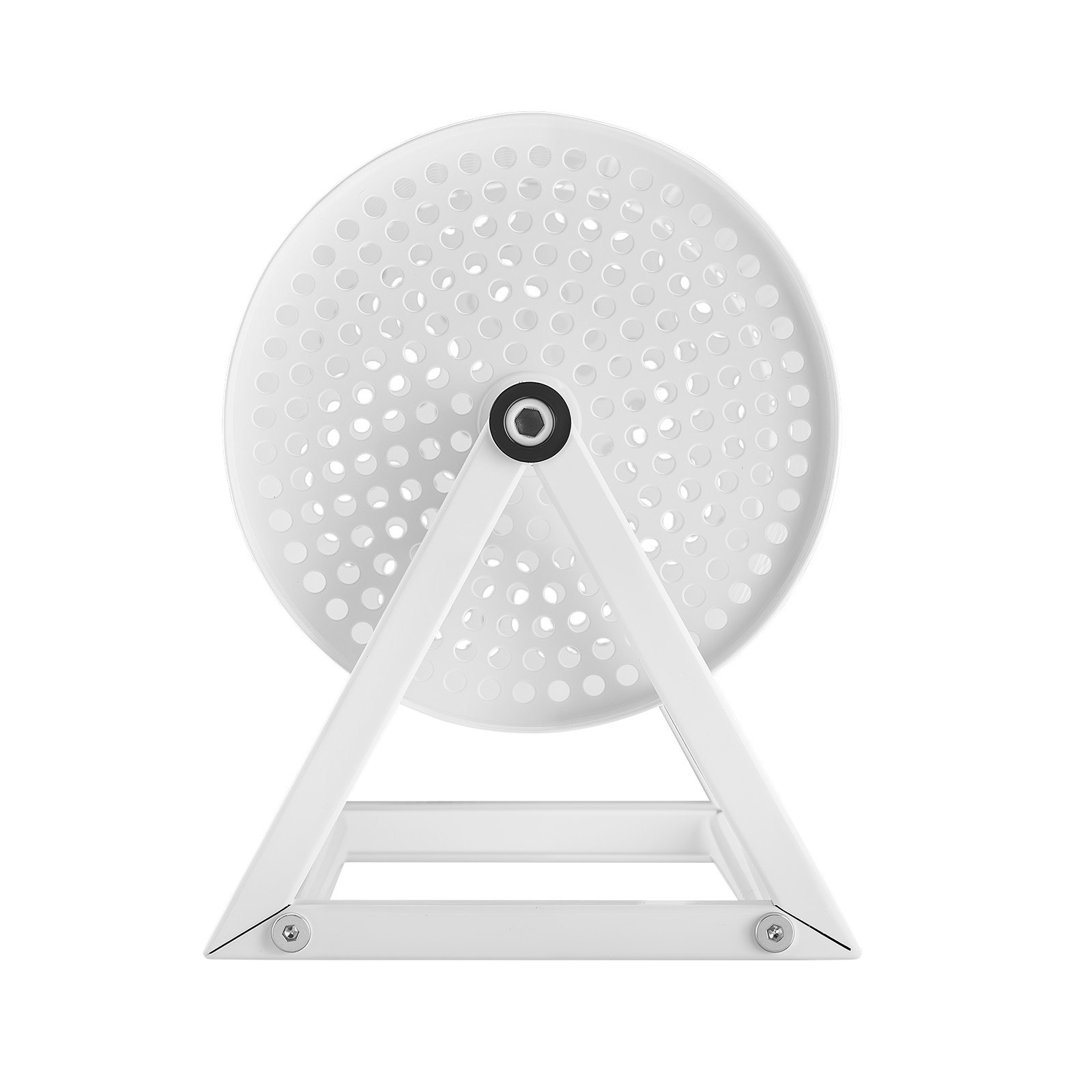 VEVOR Tambor de Rifa 295 x 167 mm, Tómbola de Lotería, Capacidad de 2500 Boletos o 100 Bolas, Canasta Giratoria para Lotería, Estructura Triangular, para Juego de Bingo Fiesta Eventos, Color Blanco