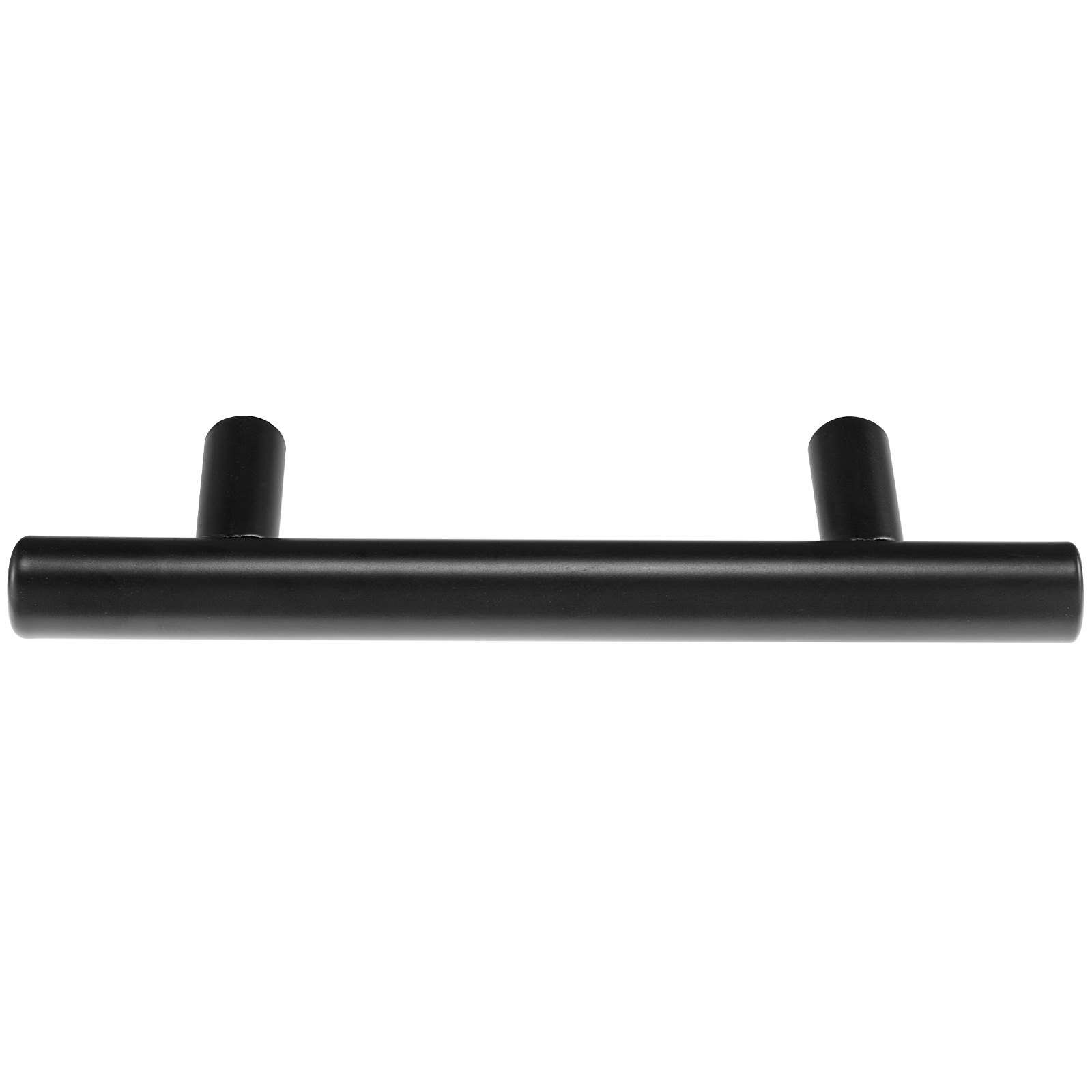VEVOR Tiradores para Muebles de Cocina, 30 Piezas, Tiradores para Puertas de Gabinetes de Acero Inoxidable, Espacio entre Orificios Centrales 76 mm, Tiradores para Cajones, Cocina, Baño, Negro Mate
