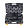 VEVOR Juego de Vasos de Impacto 1/2" Juego de Vasos de Impacto 33 Piezas 26 Enchufes con Herramienta de Trinquete Acero de Aleación CR-V HRC 42-48 con Estuche de Transporte para Reparación Automática