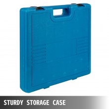VEVOR Juego de vasos de impacto de 1/2", 43 piezas, vasos de impacto métricos estándar profundos de 9-30 mm, acero de aleación CR-V de 6 puntos, con barra de extensión y estuche de transporte